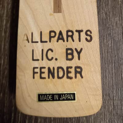 Allparts Stratocaster Neck Made in Japan image 6
