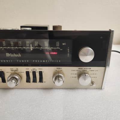 McIntosh MX110 Z Stereo Tube Preamp Tuner Receiver 1962 - 1969 - Silver image 3