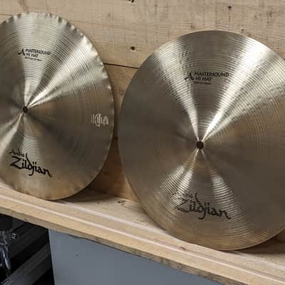 Zildjian 14" A Series Mastersound Hi-Hat Cymbals (Pair) 1998 - 2012 - Traditional image 3
