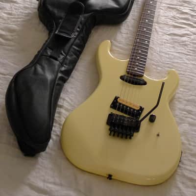 ESP Made 1986 Japan Kramer EK-1BF Gorgeous White, Clean, RARE Original Leather Gigbag! image 1
