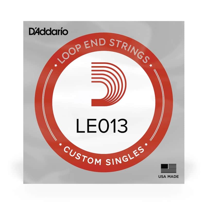 D'addario Loop End Plain Steel Single .013 image 1