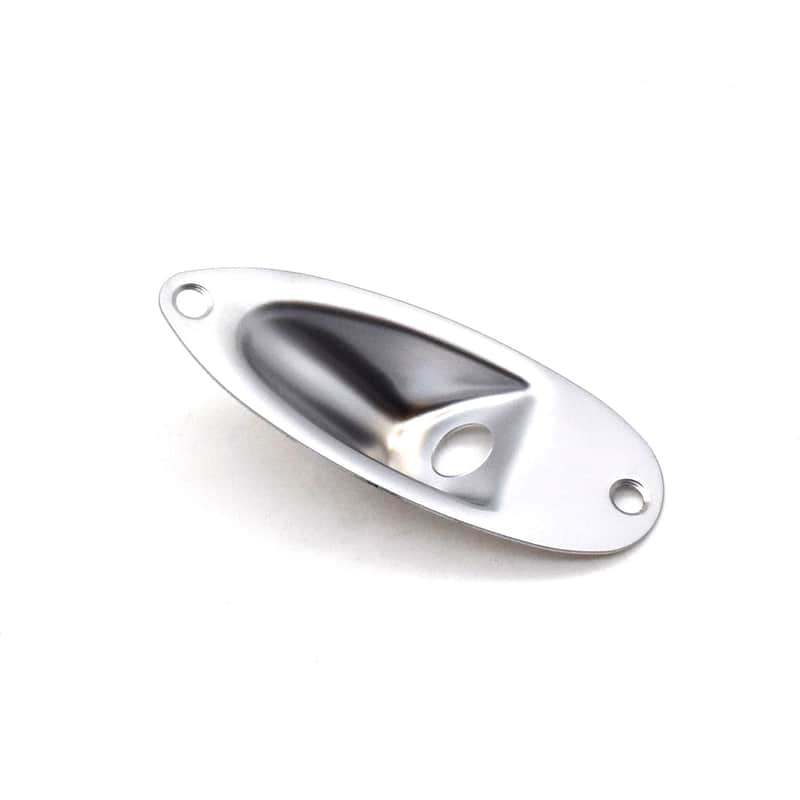 KD By AxLabs Jack Plate for Strat®-Style Guitars - Satin Chrome image 1