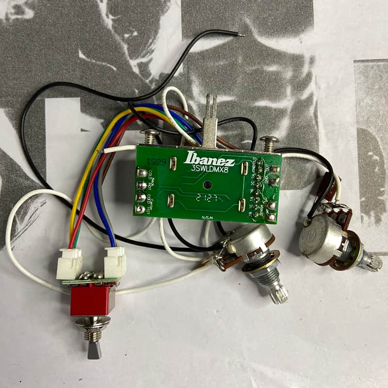 Genuine Ibanez 5 Way Switch DYNA-MIX8 3SWLDMX8 for S-S-S Pickups Configuration image 1