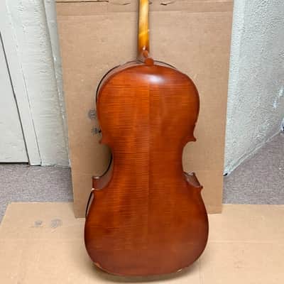 Yamaha VC3 4/4 Cello Outfit 2014 - Natural Poly Varnish (w/ Gig Bag)) image 7