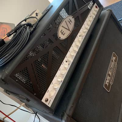 EVH 5150 III 100 watt amp head 2007 Black and White trim image 2