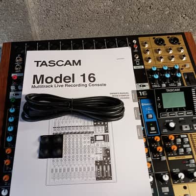 TASCAM Model 16 Multitrack Recorder / Mixer / Audio Interface - Black with Wood Cheeks image 3