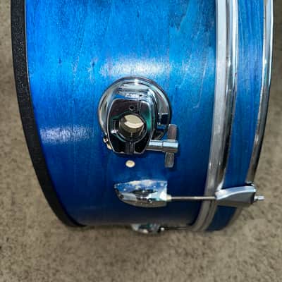 Pearl Export 22x8" gong drum - 1980's - Blue lacquer image 4