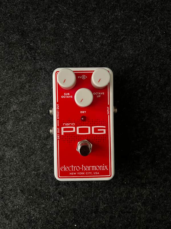 Electro-Harmonix Nano POG Polyphonic Octave Generator 2015 - Present - Red / White image 1
