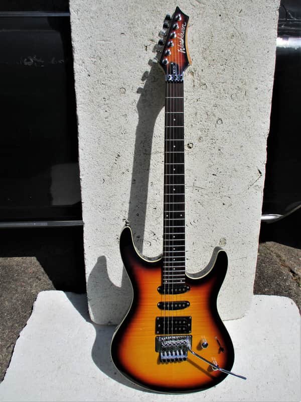 Wasburn RX-25 Guitar, 2010. Sunburst. 3 Pu's, Licensed Floyd | Reverb