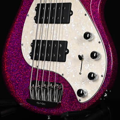 Ernie Ball Music Man StingRay 5 Special HH w/ Maple Fretboard, Bass Guitar- Soda Pink Sparkle 2026 (K07133) image 9