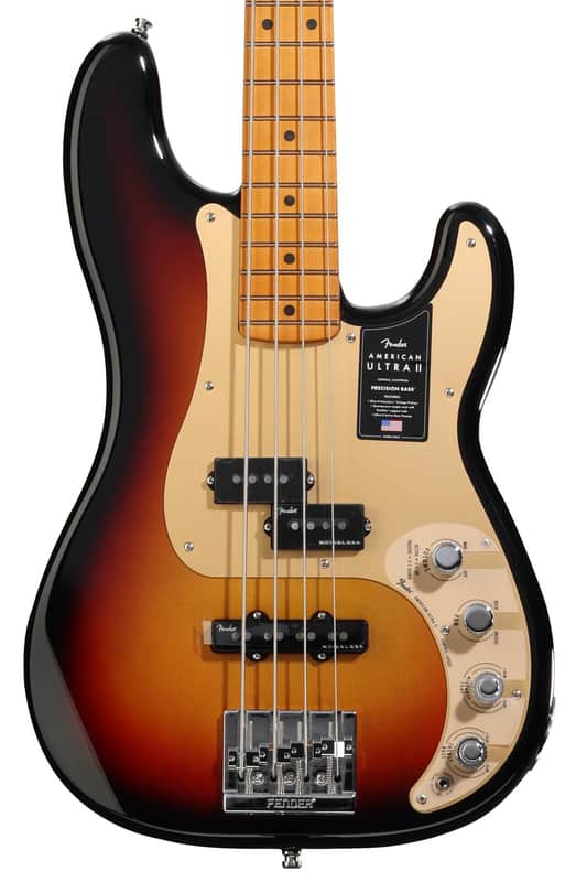 Fender American Ultra II Precision Bass - Ultraburst with Maple Fingerboard image 1