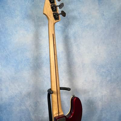 2010 Fender Japan AJB Aerodyne Jazz Bass Old Candy Apple Red, MIJ image 14