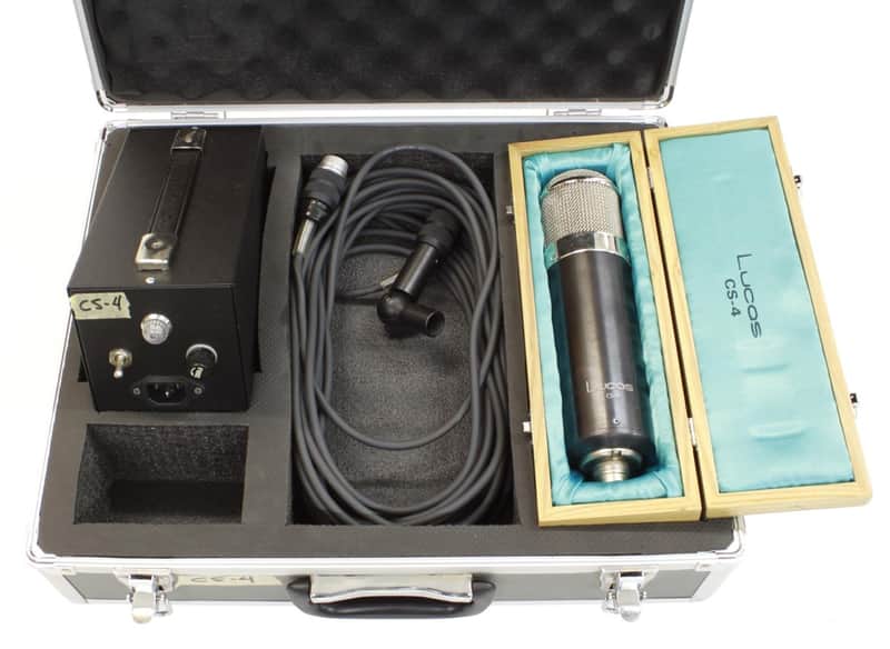 Lucas CS-4 Tube Condenser Microphone - Black image 1
