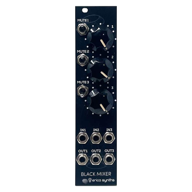 Erica Synths Black Mixer Eurorack Module (Pre-owned) image 1