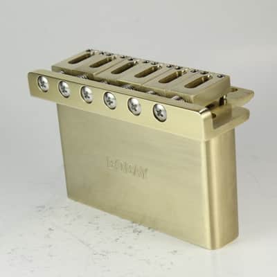 Stratocaster brass tremolo wide spacing image 3