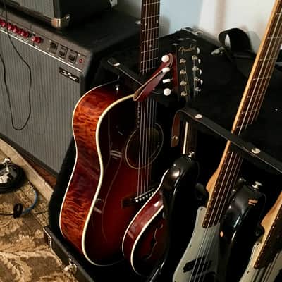 Martin Sigma DT-3 Acoustic Guitar Vintage Rare Quilted Maple Sunburst image 12