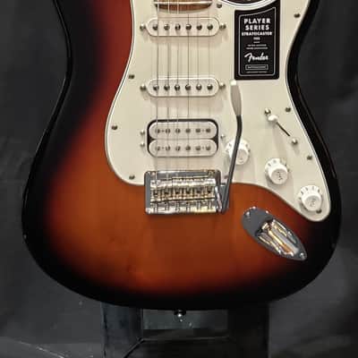Fender Player Stratocaster HSS with Pau Ferro Fretboard 2018 - 2021 3-Color Sunburst image 2