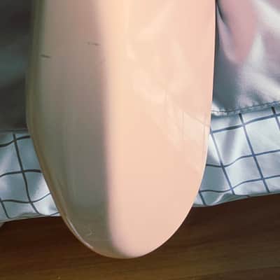 Limited Edition Squier by Fender Paranormal Rascal Bass HH (Shell Pink) image 5