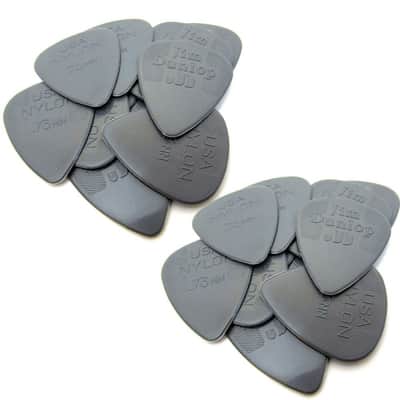 Dunlop Guitar Picks  Nylon  24 Pack  .73mm  medium (44P.73)