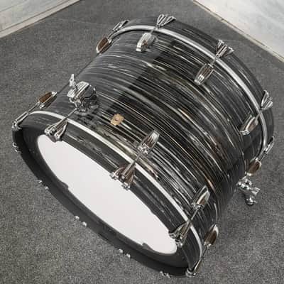 Used Ludwig Classic Maple 3pc Drum Set Vintage Black Oyster - Good image 7
