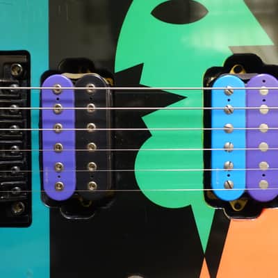 【Rare!】 Ibanez JPM100 P1 John Petrucci First-Run only in Japan Multi-Color Pickups Picasso Guitar image 5