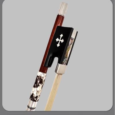 3pcs NEW 4/4 Size Pernambuco Violin Bow Good Balance Natural Mongolian Horse hai image 2