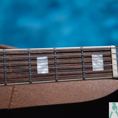 2005 Edwards  E-FV-CTM - Black Flying V w Block Inlays & Mirror Pickguard - EMG H4 & Seymour Duncan PU's - Pro Set Up w Perfect Frets/Action/Intonation! image 9
