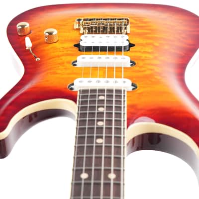 Suhr Standard Custom Carve Top Aged Cherry Burst image 12