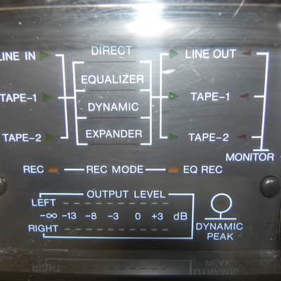 Denon DE-70 Dual 12 Band Stereo Graphic Equalizer MIJ 1980's Black image 4