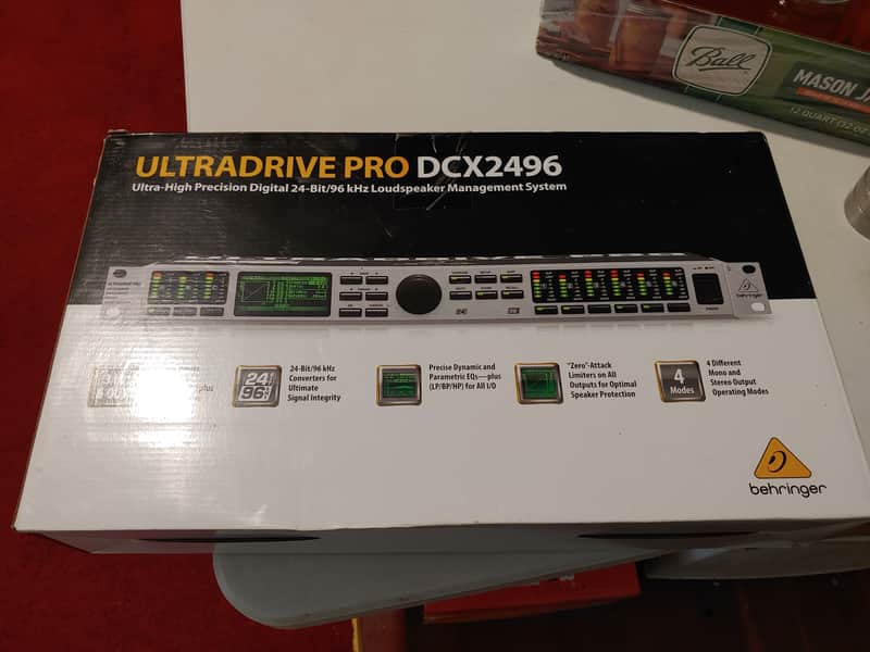 Behringer Ultra-Drive Pro DCX2496 Loudspeaker Management System 2010s - Standard image 1