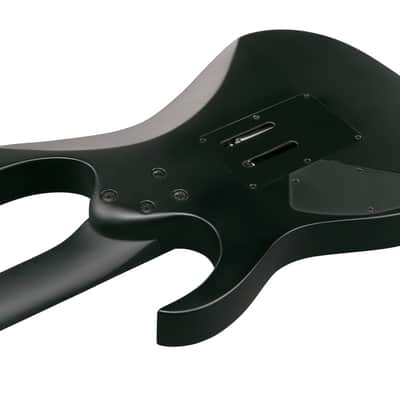 Ibanez RG Iron Label 6 String Electric Guitar - Black (RGRB620BKF) image 5