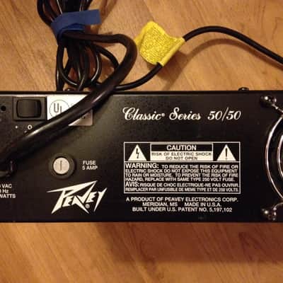 Peavey Classic Series 50/50 Stereo Tube Power Amplifier image 4