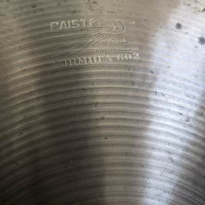 Paiste Formula 602 18" Crash Concert B2 1960s-70s image 6