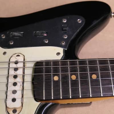Vintage Fender Jaguar 1962 Black Refin SURFS UP image 18