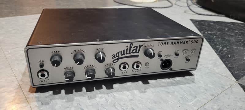 Aguilar Tonehammer 500 Mid 2010s - Black and silver image 1