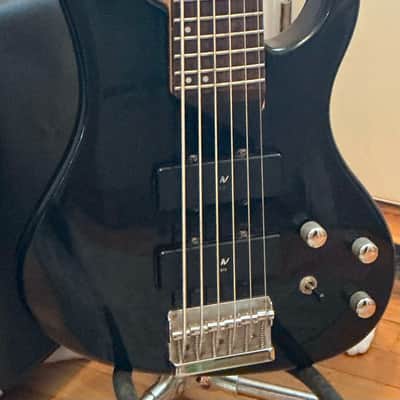 Washburn XB-600 Black 6 String Electric Bass image 1