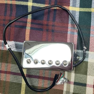 Chrome Ernie Ball/Dimarzio Steve Lukather Guitar Humbucker Bridge Pickup, 49mm image 2