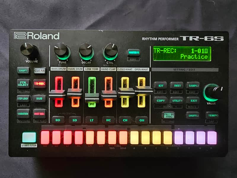 Roland TR-6S Rhythm Composer with metal knob upgrade image 1