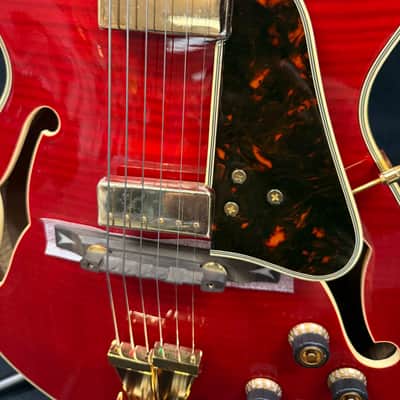 Ibanez GB10SEFM-SRR George Benson Signature 2022 - Present - Sapphire Red image 3