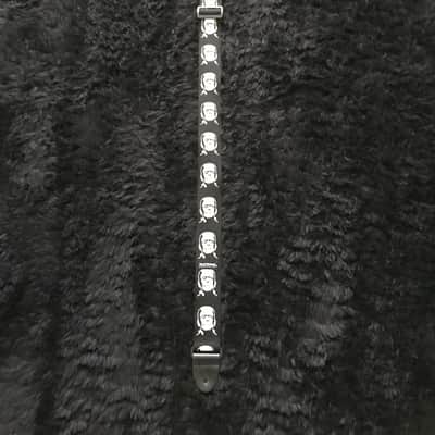 Yak Pak RARE Frankenstein guitar strap 2005 - Black/white image 12