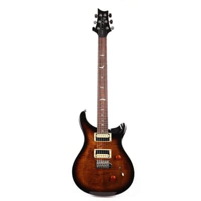 Paul Reed Smith SE Custom 24 Electric Guitar Black Gold Sunburst image 2