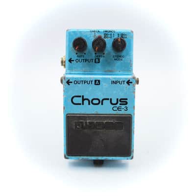 Boss CE-3 Chorus 1984 Made in Japan Green Label Vintage Guitar Effect Pedal 492700 image 2