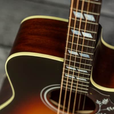 Gibson Hummingbird Studio EC - Tri-Burst Satin image 5