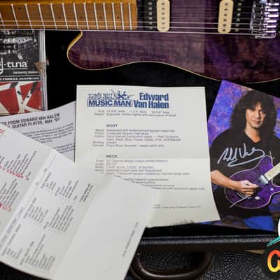 Ernie Ball Music Man EVH Eddie Van Halen Signature 1992 Translucent Purple -VIDEOSOON- image 2