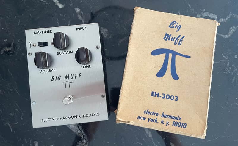 V1 “Triangle” Big Muff (1969-1973) Vintage Electro-Harmonix with Box image 1