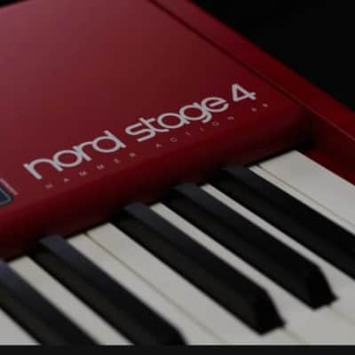 Nord Stage 4 HA73 Hammer Action 73-Key Digital Piano 2023 - Present - Red image 2
