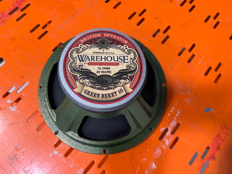 Warehouse Guitar Speaker WGS Green Beret 10” 16 Ohm image 1