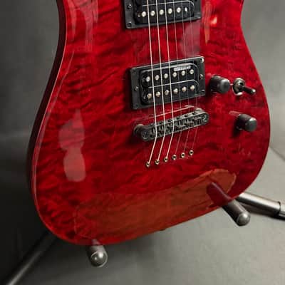 ESP LTD MH-200QM NT Electric Guitar See-Thru Black Cherry (441) image 3