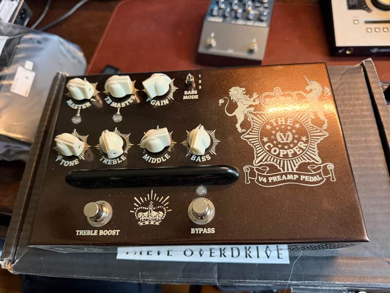 Victory Amps V4 The Copper Valve Overdrive/Preamp 2021 - Black image 1