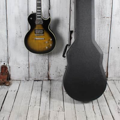 Epiphone 2020 Les Paul Prophecy Electric Guitar Olive Tiger with Hardshell Case image 2